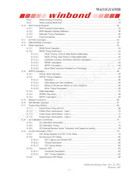 W631GU6MB12J Datasheet Page 2