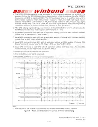 W631GU6MB12J Datasheet Page 13