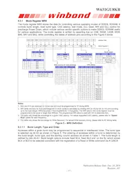 W631GU8KB11I Datasheet Page 17