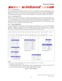 W631GU8MB15I Datasheet Page 19