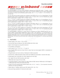 W632GG8MB15I Datasheet Page 5