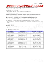 W632GG8MB15I Datasheet Page 6