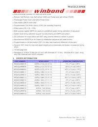 W632GU8MB15I Datasheet Page 6