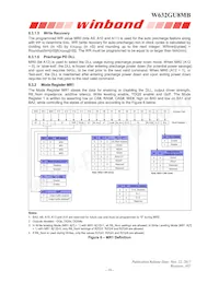 W632GU8MB15I Datasheet Page 19