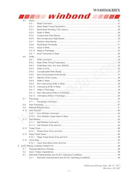W948D6KBHX5I Datasheet Page 2