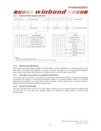 W948D6KBHX5I Datasheet Page 16