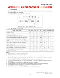 W948D6KBHX5I Datasheet Page 19