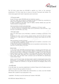 WIZ120SR Datasheet Pagina 17