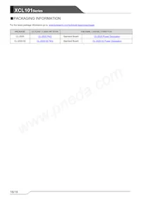 XCL101C491ER-G Datasheet Page 16