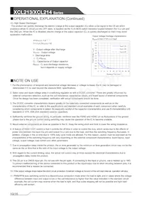 XCL214E363DR Datasheet Page 10