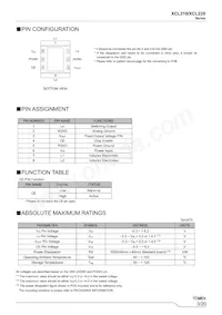 XCL220B363FR-G Datasheet Pagina 3