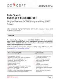 1SD312F2-CM900HB-90H Datasheet Cover