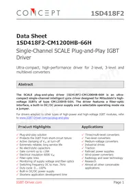 1SD418F2-CM1200HB-66H Datasheet Cover