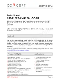 1SD418F2-CM1200HC-50H Datasheet Copertura