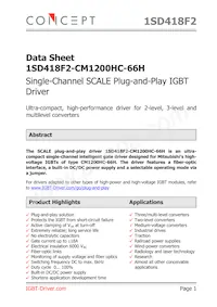 1SD418F2-CM1200HC-66H Datenblatt Cover