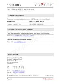 1SD418F2-CM800E2C-66H Datasheet Page 6
