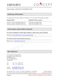 1SD418F2-FZ2400R17KF6 Datasheet Page 6