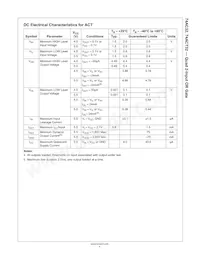 74AC32SJX Datasheet Page 4