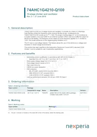 74AHC1G4210GW-Q10H Datasheet Copertura