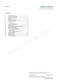 74AHC1G4214GWH Datasheet Page 13