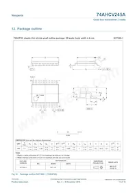 74AHCV245APWJ Datasheet Pagina 12