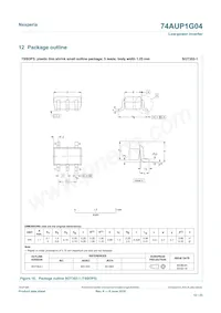 74AUP1G04GS Datasheet Page 12