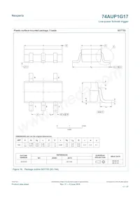 74AUP1G17GN Datasheet Page 17