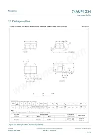 74AUP1G34GN 데이터 시트 페이지 13