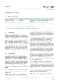 74AUP1G34GN Datasheet Pagina 22