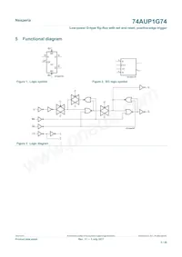 74AUP1G74GD Datasheet Page 3