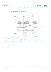 74AUP1G74GD Datasheet Page 16