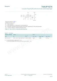 74AUP1G74GD Datasheet Page 18