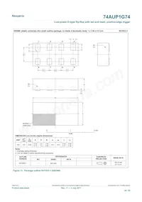 74AUP1G74GD Datasheet Page 20