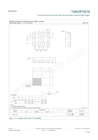 74AUP1G74GD Datasheet Page 23