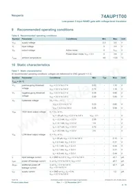 74AUP1T00GXH Datasheet Page 4