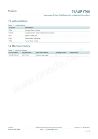 74AUP1T00GXH Datasheet Page 12