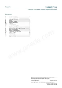 74AUP1T00GXH Datasheet Page 15