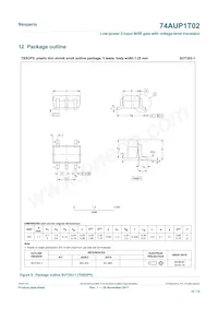 74AUP1T02GWH Datasheet Page 10