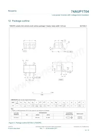 74AUP1T04GWH Datasheet Page 10