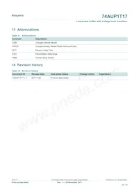 74AUP1T17GXH Datasheet Page 12