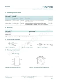 74AUP1T50GWH Datasheet Page 2