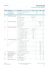74AUP2G00GD Datasheet Page 7