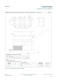74AUP2G08GD Datasheet Page 13