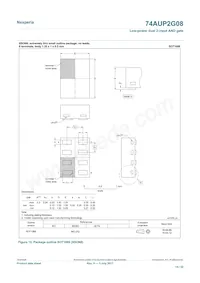 74AUP2G08GD Datasheet Page 14