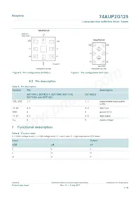 74AUP2G125GD Datasheet Page 4