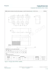 74AUP2G125GD Datasheet Page 17
