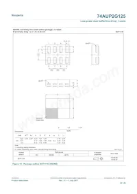 74AUP2G125GD Datasheet Page 20