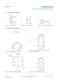 74AUP2G132GD Datasheet Page 3