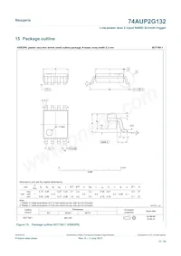 74AUP2G132GD Datasheet Page 15