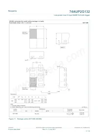 74AUP2G132GD Datasheet Page 17